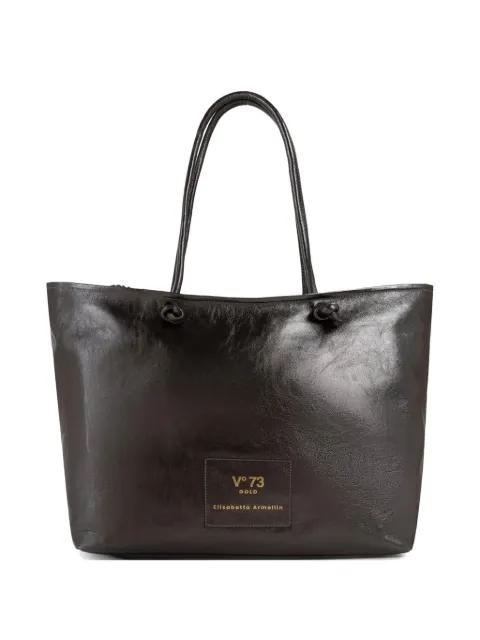 logo-patch tote bag by VDEG73