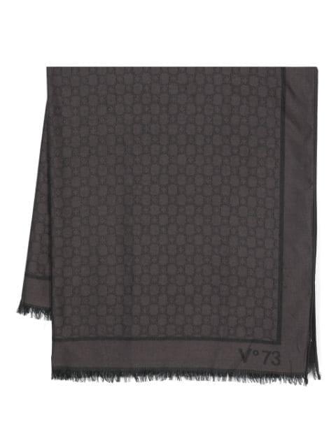 logo-pattern scarf by VDEG73