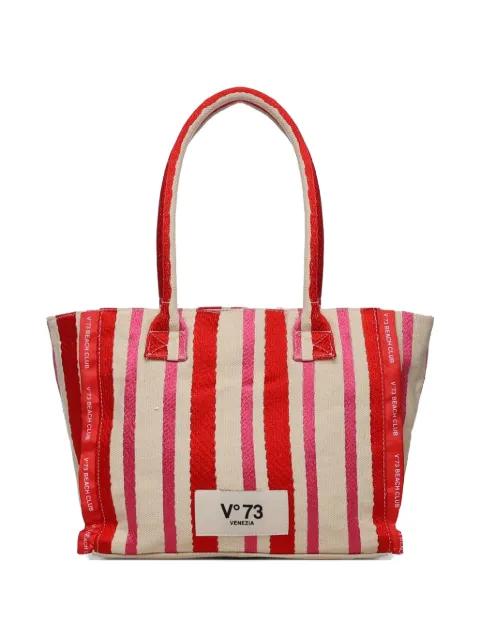 striped shoulder bag by VDEG73