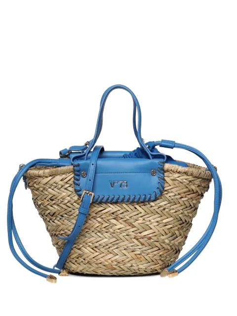 whipstitch-trim beach-bag by VDEG73