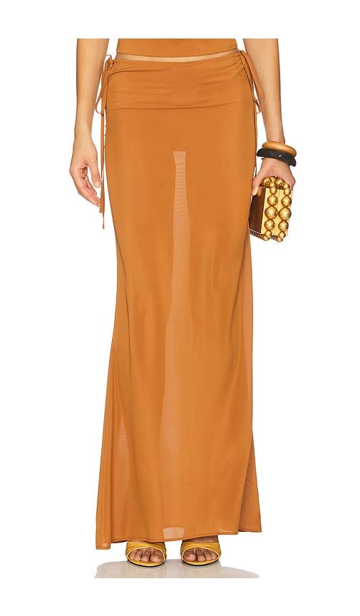 VDM Evvy Tide Skirt in Tan by VDM