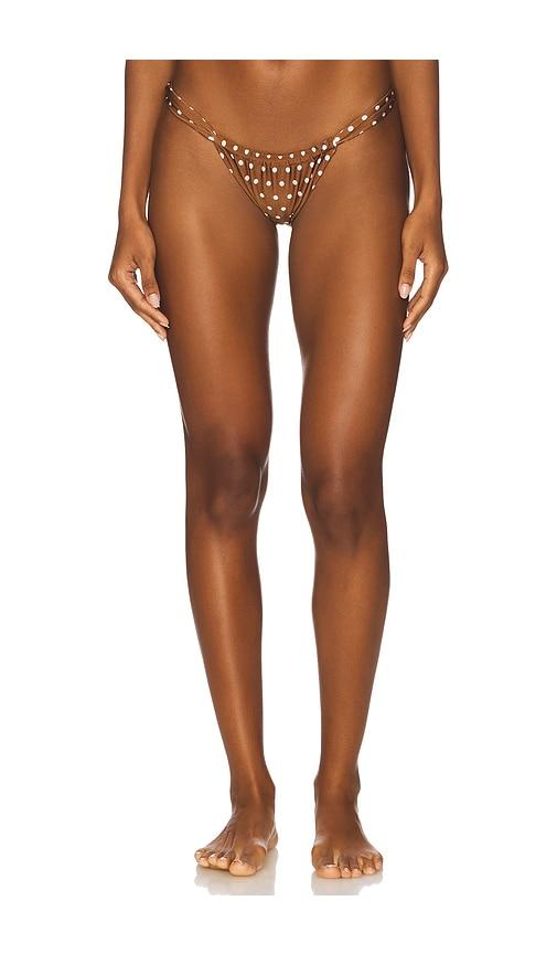 VDM Livi Reversible Bikini Bottom in Brown by VDM
