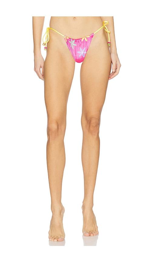 VDM Marley Reversible Bikini Bottom in Fuchsia by VDM