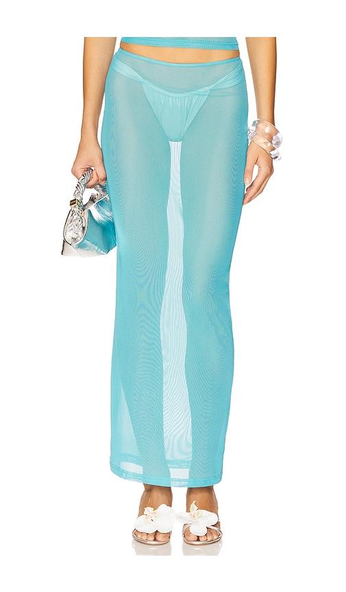 VDM Mimi Maxi Skirt in Teal by VDM