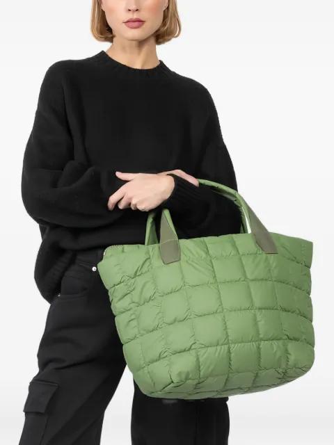 quilted top-handles tote bag by VEE COLLECTIVE