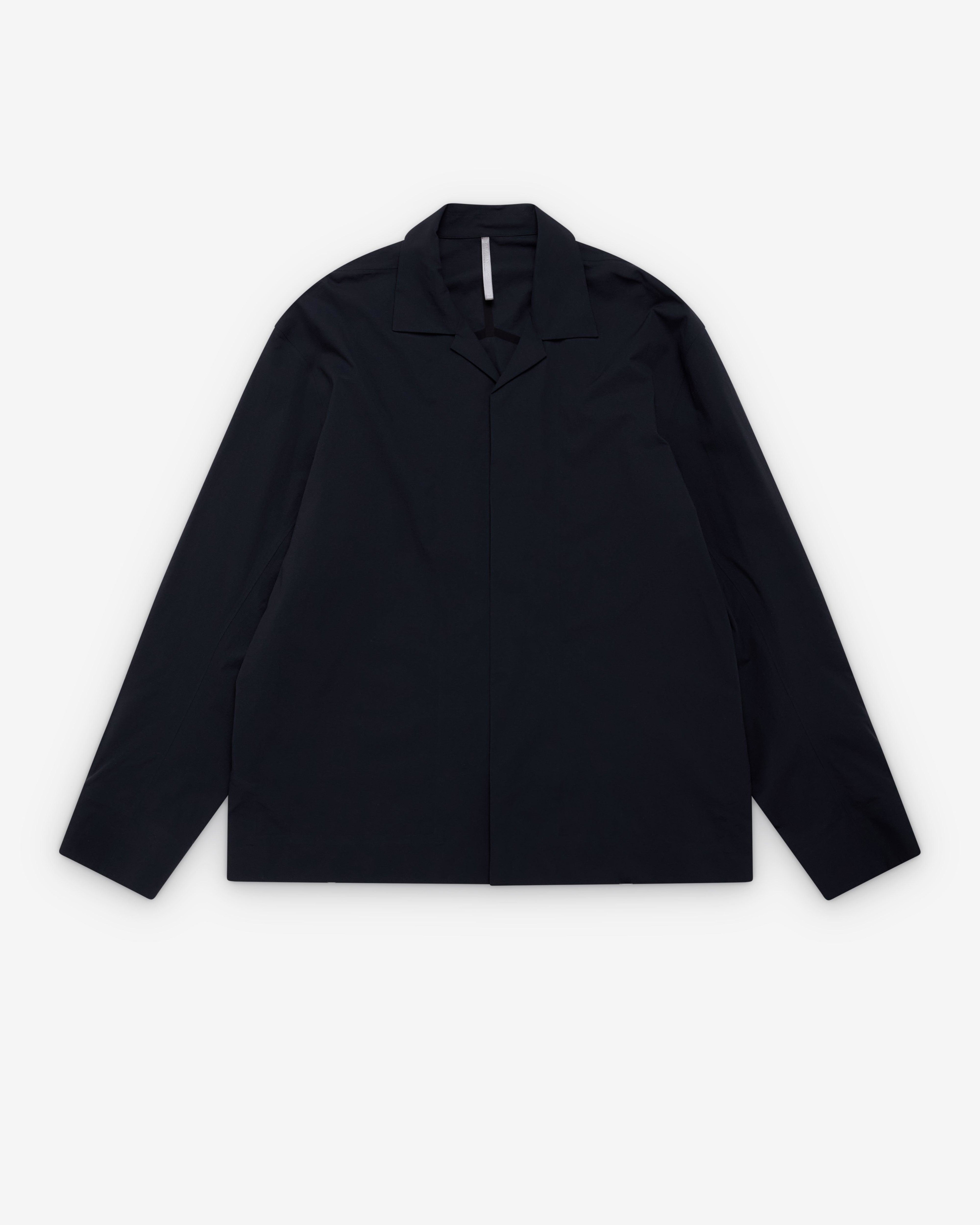 Veilance - Men's Cusec LS Shirt - (Black) by VEILANCE