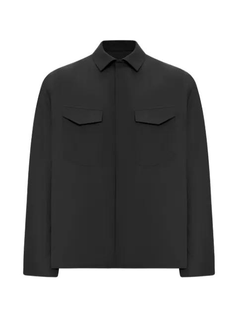 flap-pocket shirt by VEILANCE