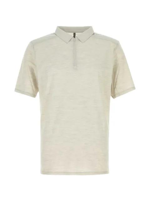 heather polo shirt by VEILANCE