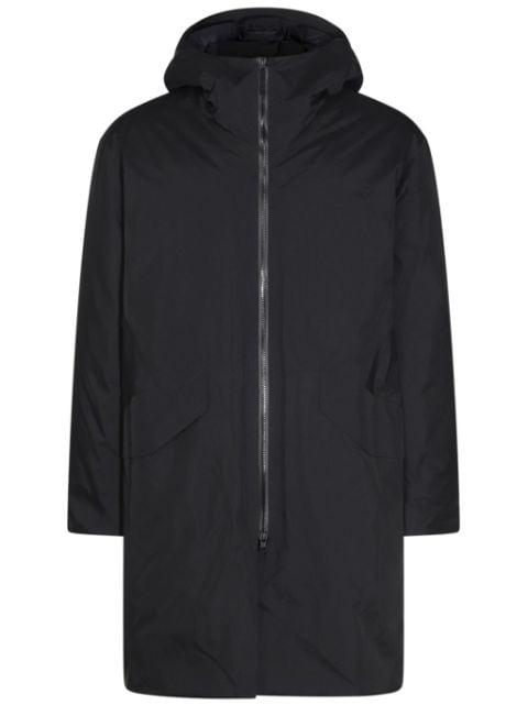 hoodied zip-up parka by VEILANCE