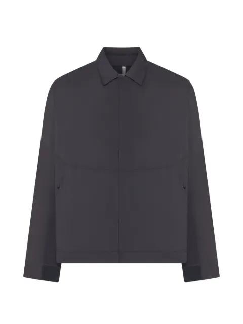zip-up overshirt by VEILANCE