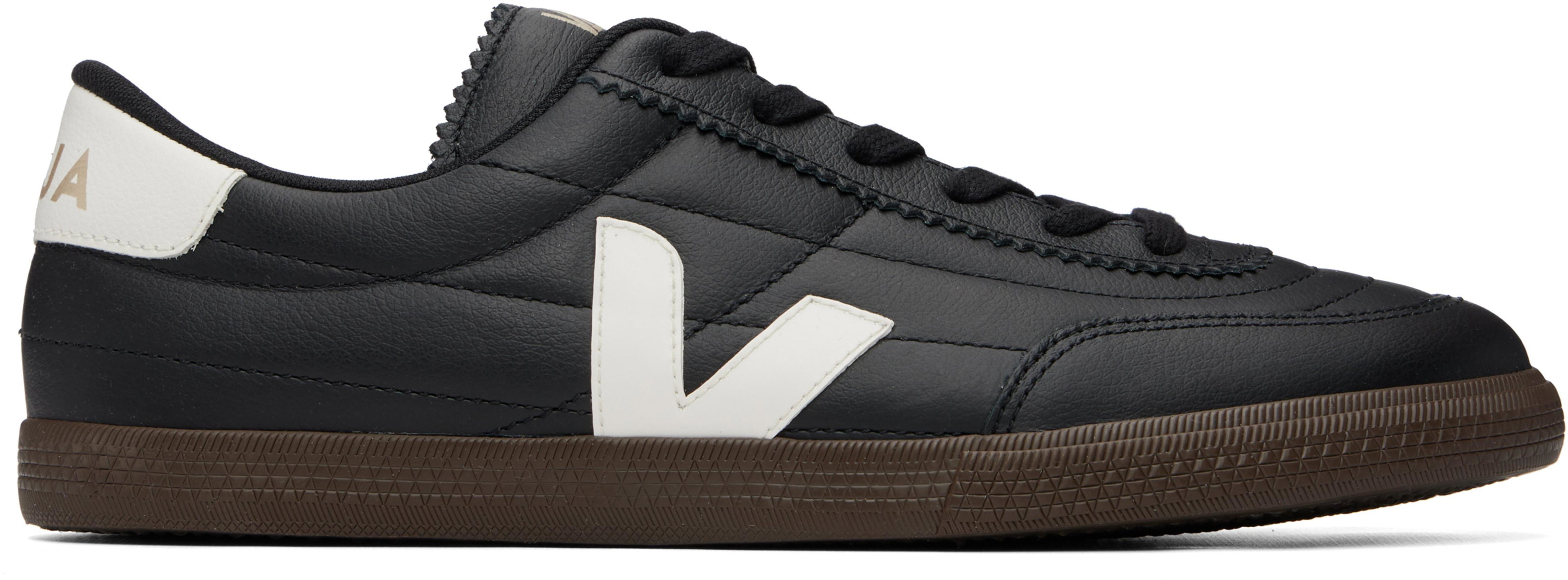 Black Panenka Leather Sneakers by VEJA