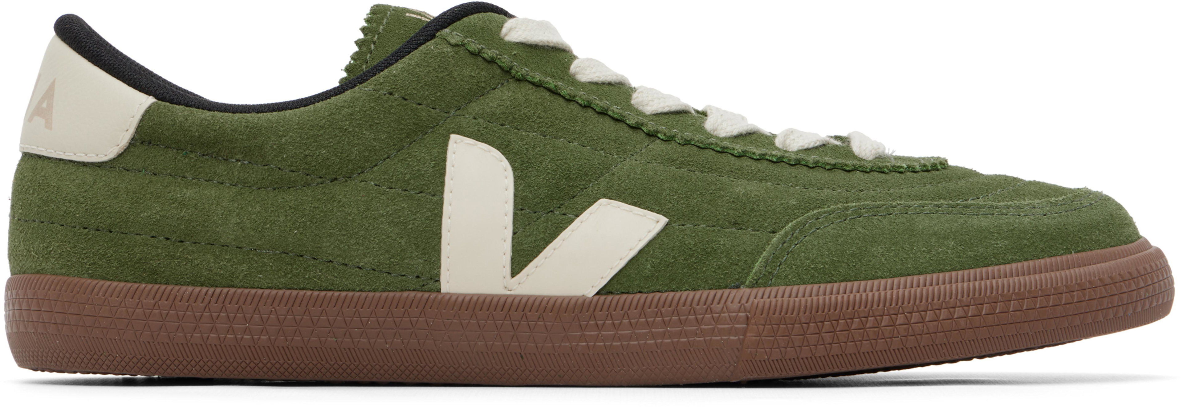 Green Panenka Suede Sneakers by VEJA