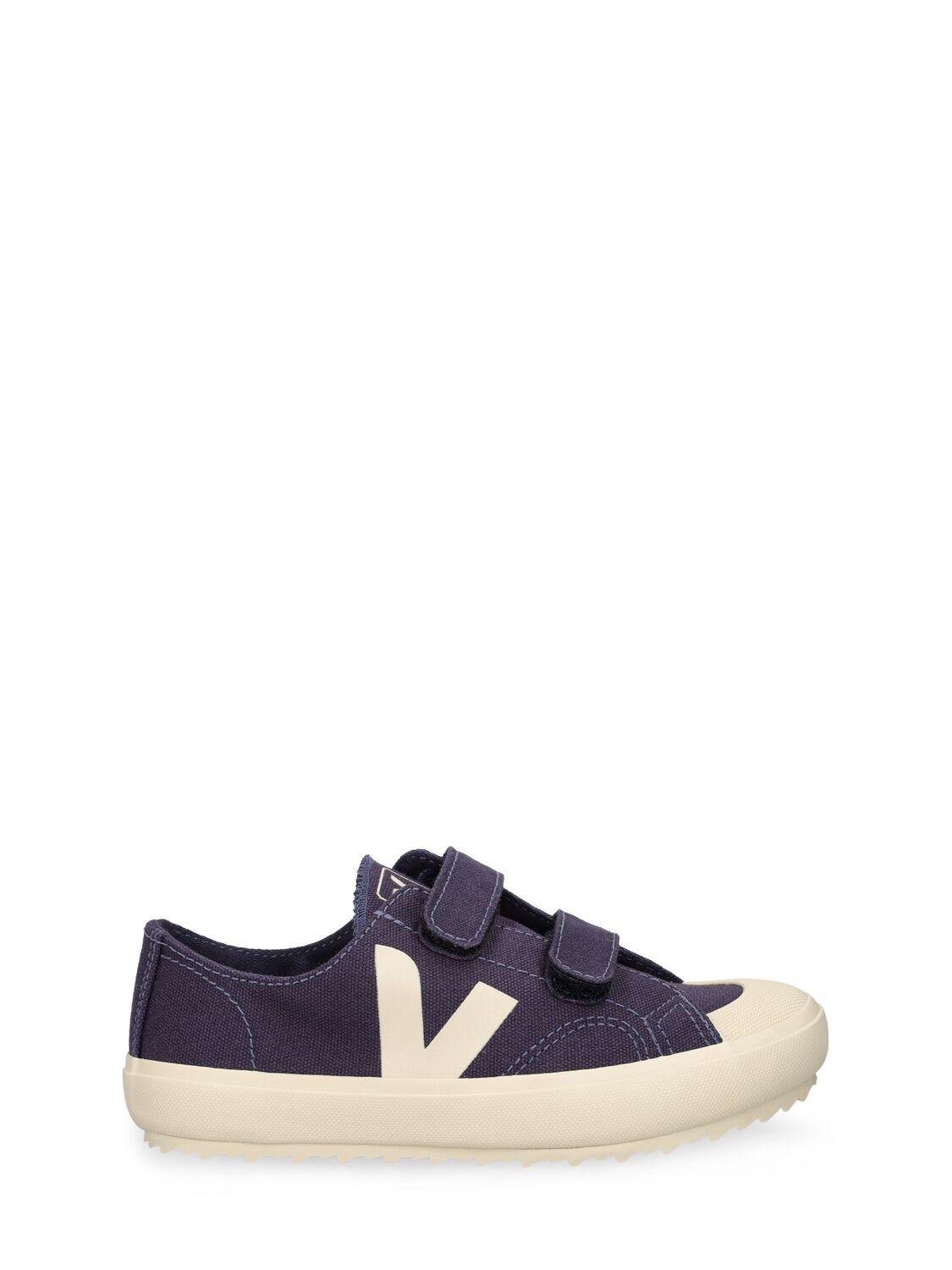 Organic Cotton Canvas Strap Sneakers by VEJA