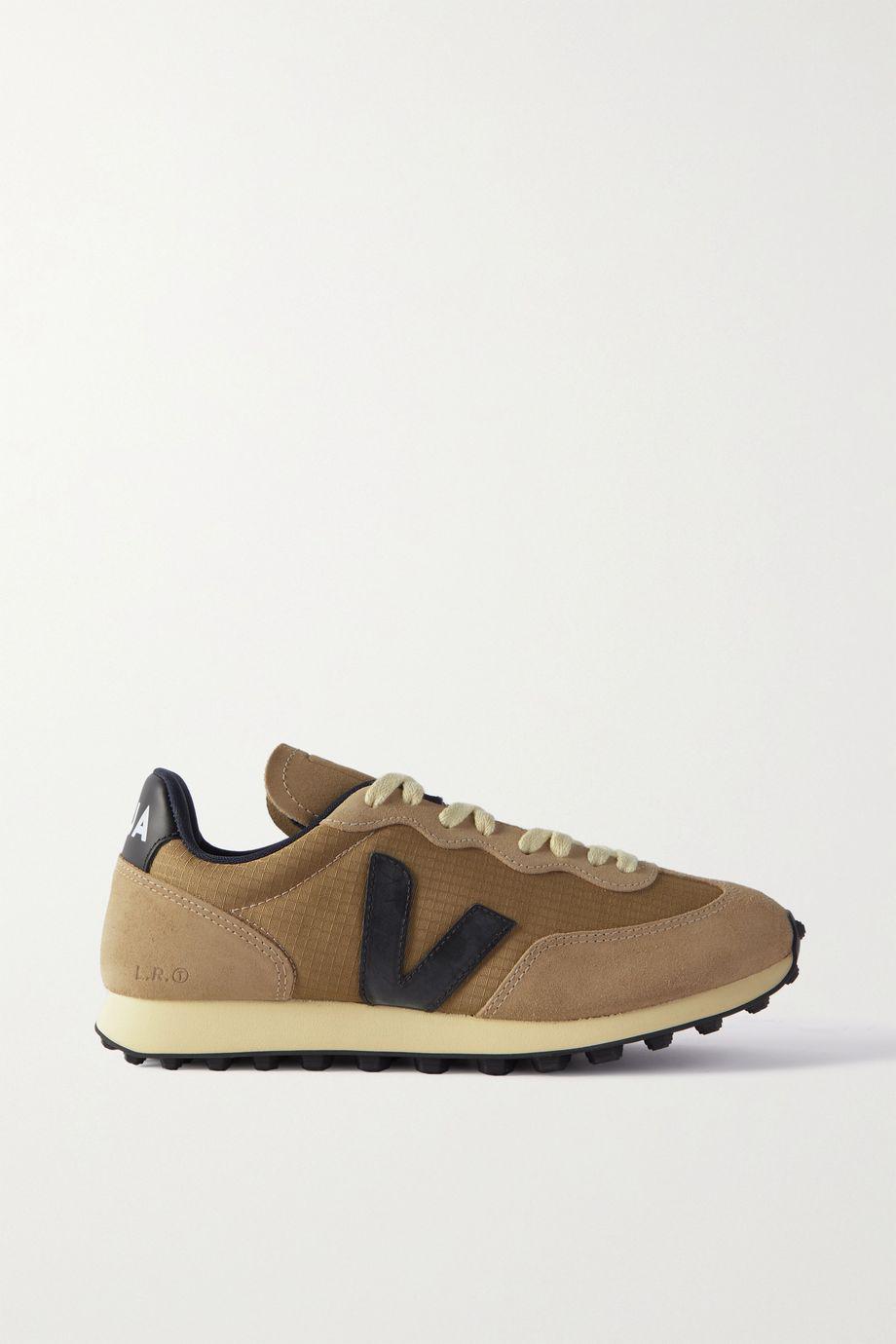 Rio Branco suede and leather-trimmed Alveomesh sneakers by VEJA