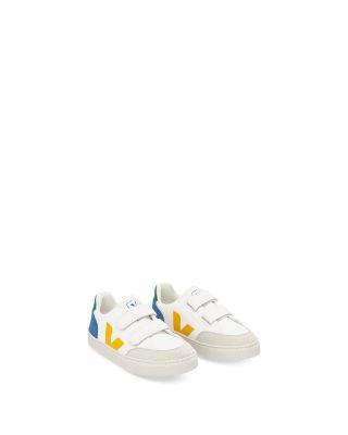Unisex V12 Leather Sneakers - Little Kid by VEJA