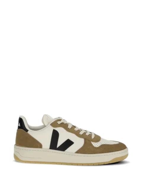 V-10 logo-patch sneakers by VEJA