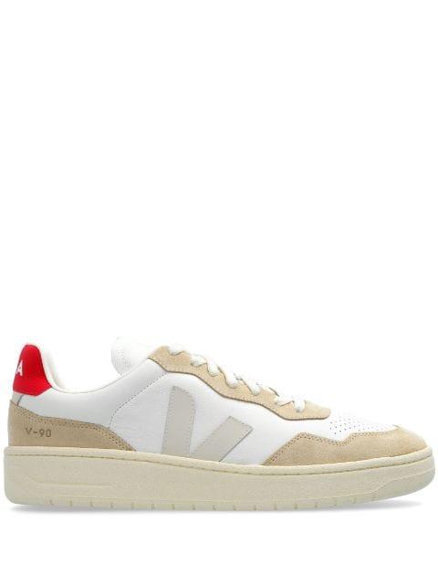V-90 leather sneakers by VEJA