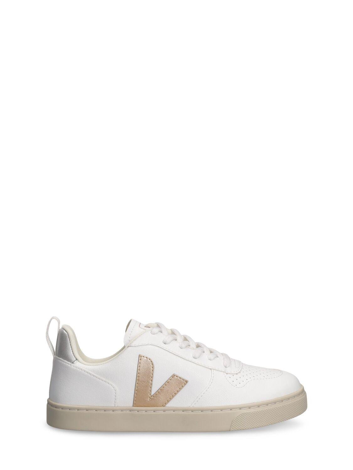 V10 Chrome-free Leather Sneakers by VEJA