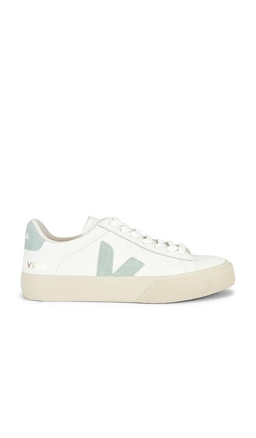 Veja Campo Sneaker in White,Sage by VEJA