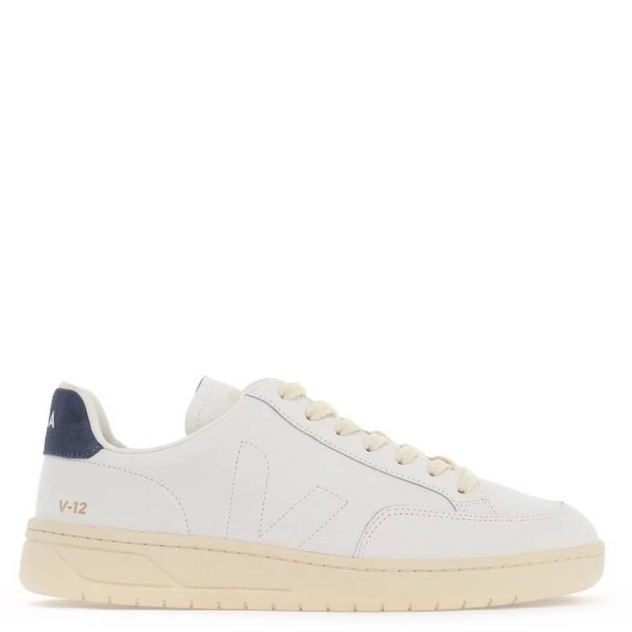 Veja V-12 Leather Low-Top Sneakers by VEJA