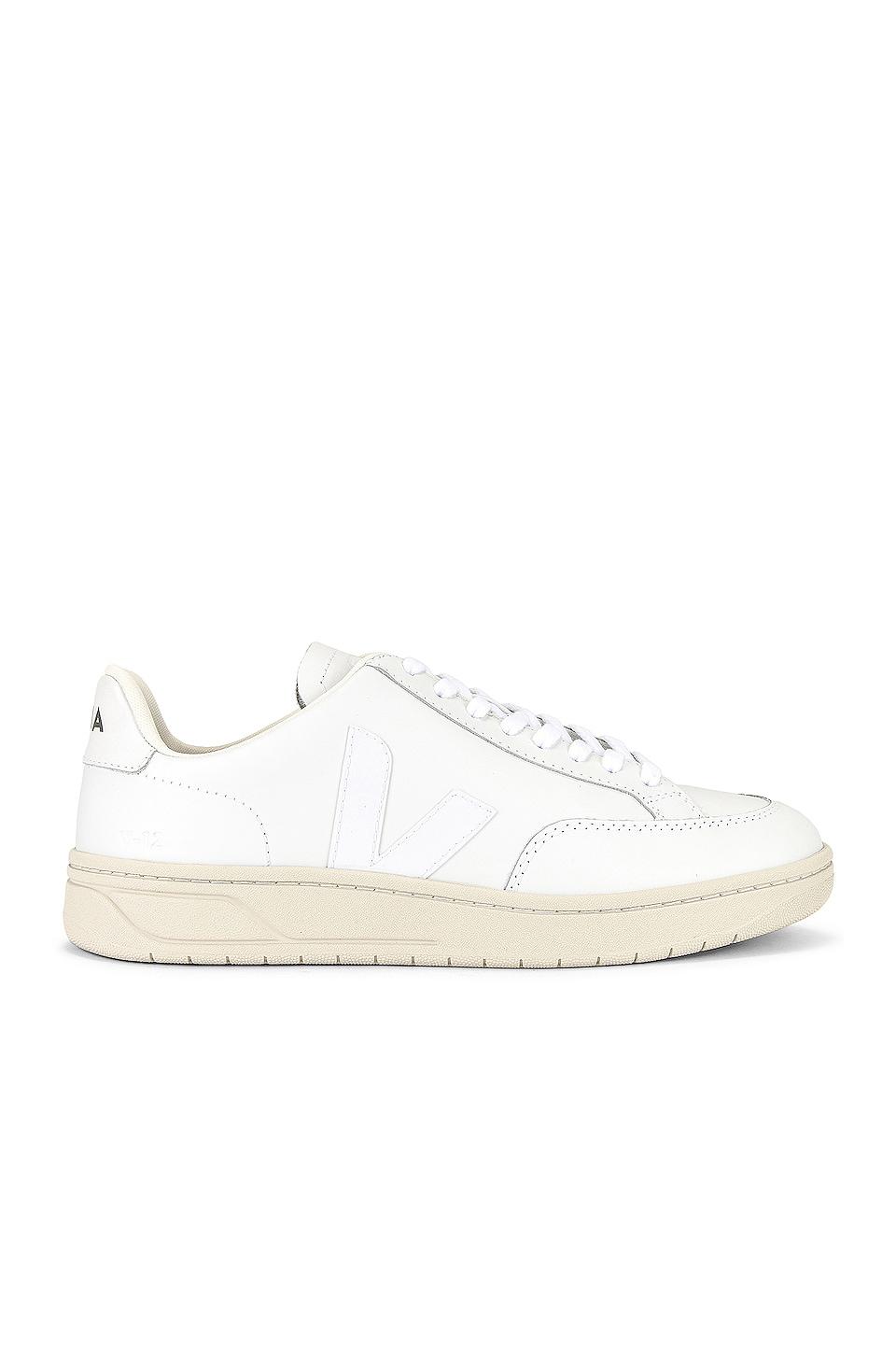 Veja V-12 in White by VEJA