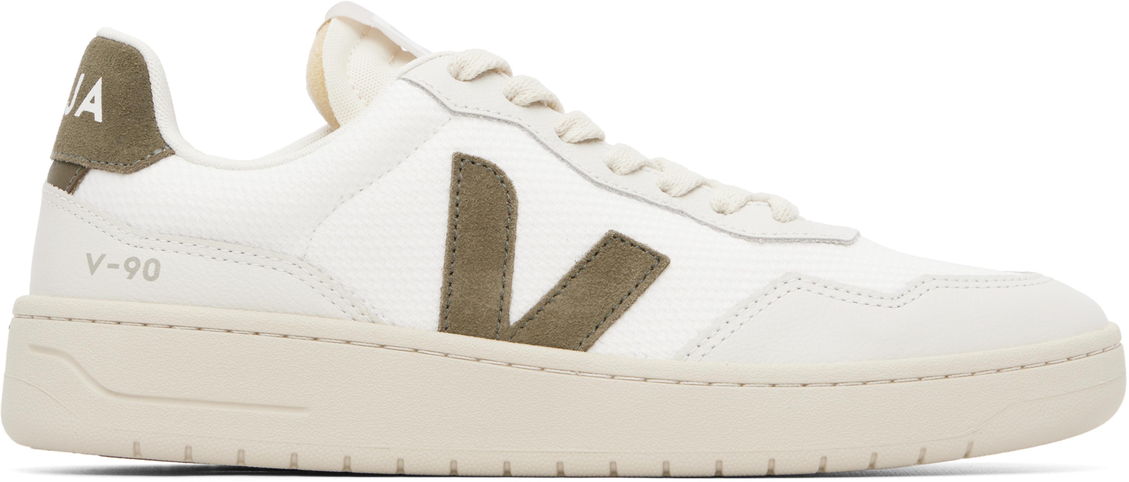 White V-90 B-Mesh Sneakers by VEJA