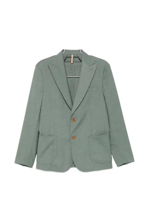 notch-lapel single-breasted blazer by VELA SHOP