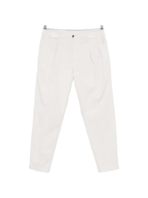 pleated-detail tapered trousers by VELA SHOP