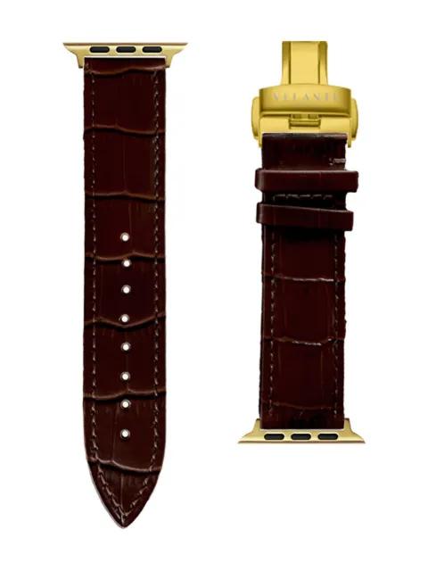 crocodile-embossed Apple watch strap by VELANTE