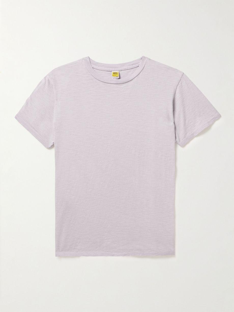 Slim-Fit Slub Cotton-Jersey T-Shirt by VELVA SHEEN