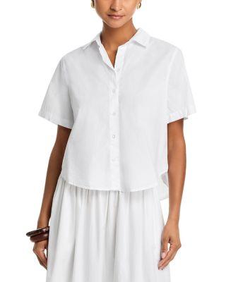 Alana Short Sleeve Button Up Top by VELVET BY GRAHAM&SPENCER