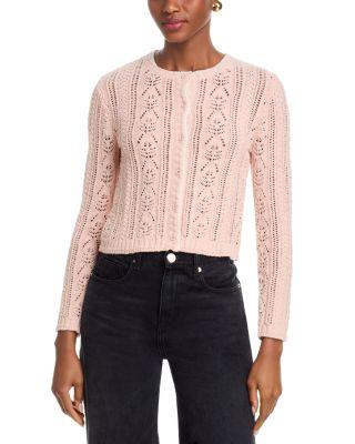 Daisy Long Sleeve Crewneck Cardigan by VELVET BY GRAHAM&SPENCER