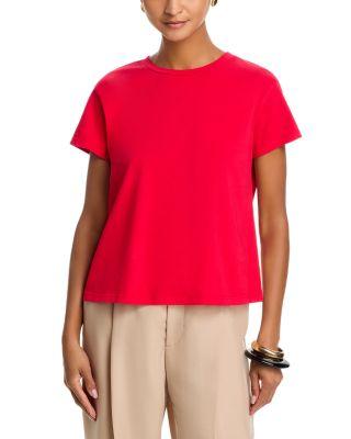 Short Sleeve Crewneck Tee by VELVET BY GRAHAM&SPENCER