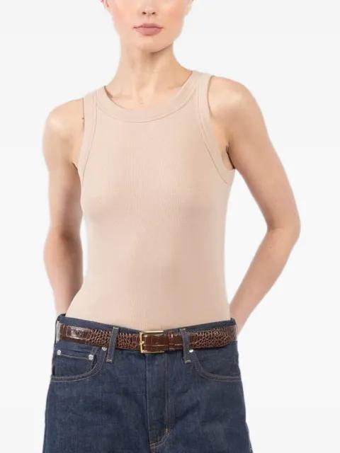 ribbed round-neck tank top by VELVET