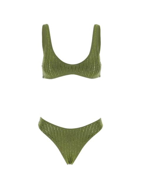 crystal-embellished bikini by VENUJA