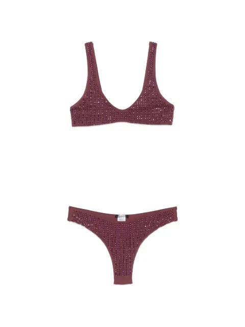 crystal-embellished bikini set by VENUJA