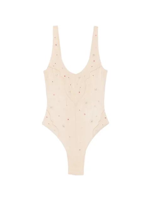 crystal-embellished swimsuit by VENUJA