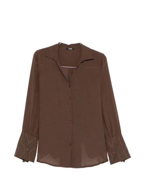 embellished-cuff shirt by VENUJA