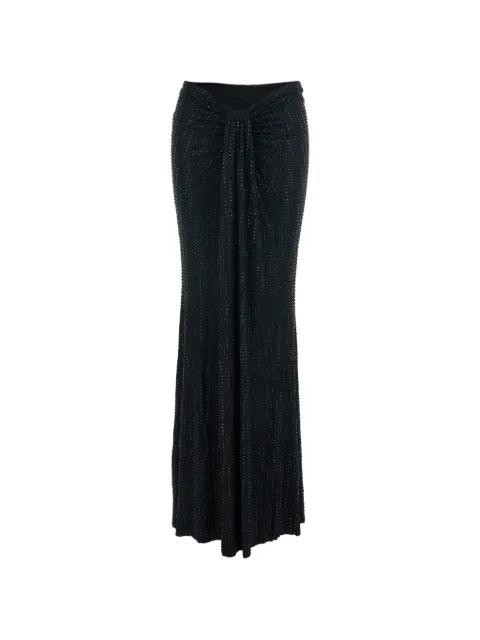knotted embellished maxi skirt by VENUJA