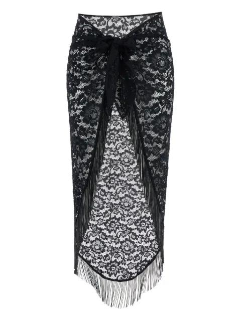 lace fringed skirt by VENUJA