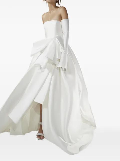 Joselina strapless ruffled dress by VERA WANG