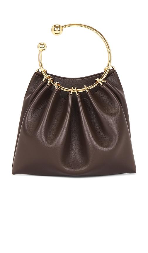VERAFIED Ring Handle Bag in Chocolate by VERAFIED