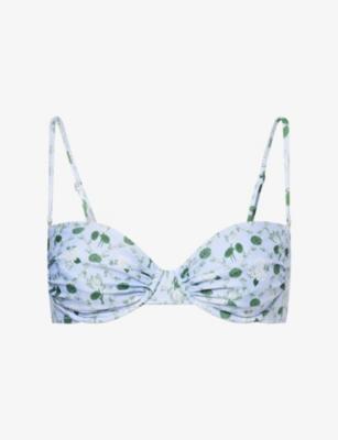 Floral Underwired Bikini Top by VERANDAH