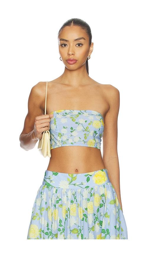 Verandah Bandeau in Baby Blue by VERANDAH