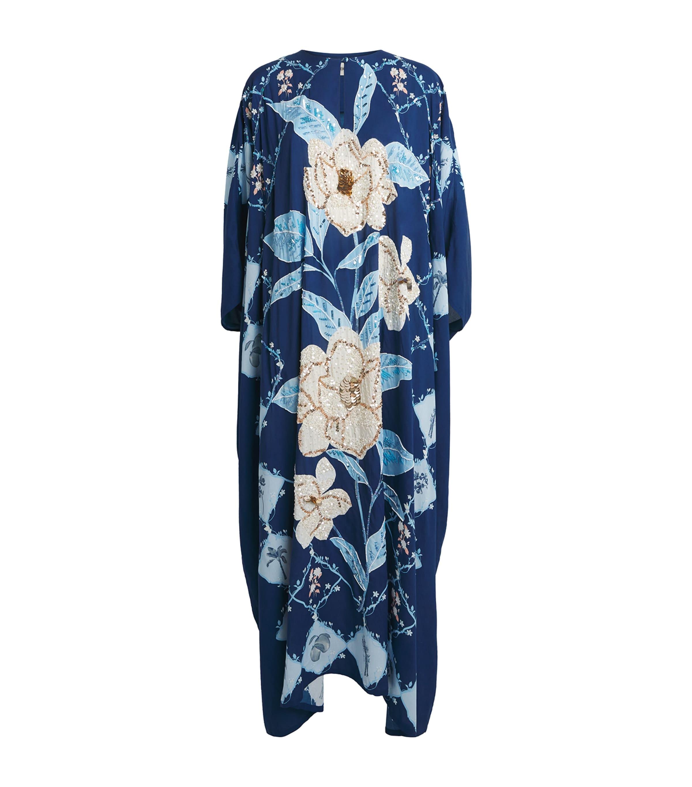 Verandah Embellished Magnolia Maxi Kaftan by VERANDAH