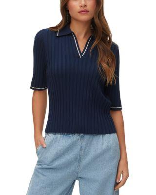Knitted Polo Neck Top by VERO MODA