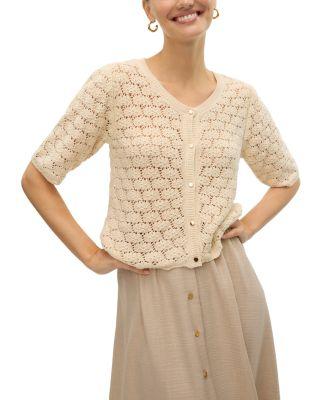 O Neck Button Cardigan by VERO MODA