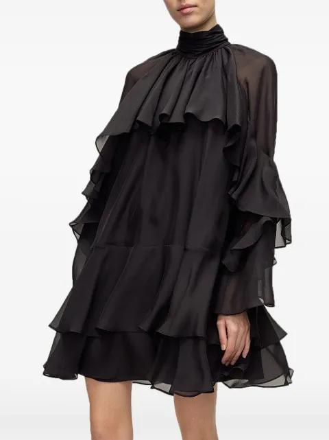 Adlington ruffle-detail mini dress by VERONICA BEARD