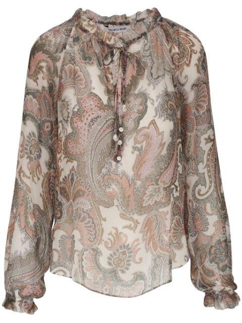 Antonette silk blouse by VERONICA BEARD