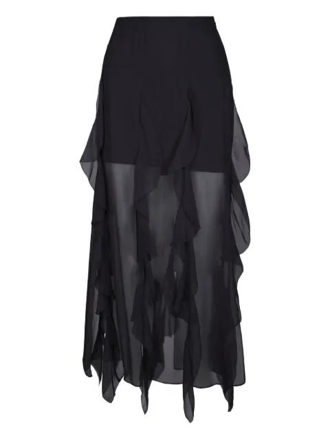 Ava ruffled-detail midi skirt by VERONICA BEARD